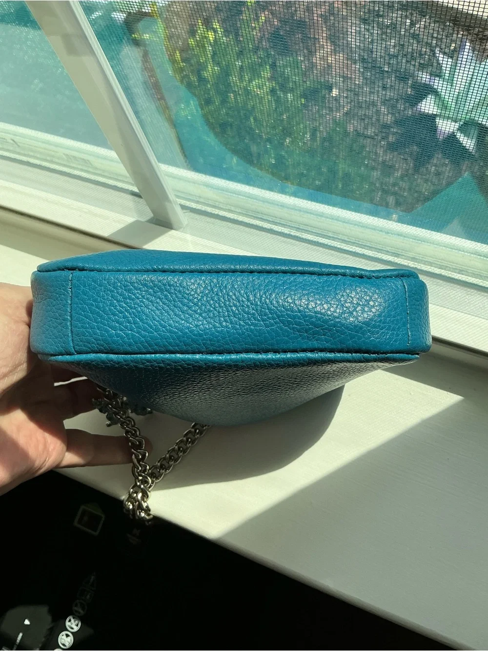 Coach Blue Pebbled Leather Convertable Nolita 15/previous project